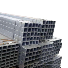 Tubería de acero rectangular galvanizado con buceo caliente para material de construcción